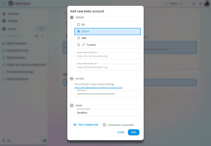 Seamless KoboToolbox integration